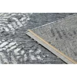 Kab. Szőnyeg SOLE D3842 hexagoane lapos szövött szürke / bézs 80x250 cm