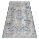 Szőnyeg SOLE D3871 lapos szövött kék / bézs 80x250 cm
