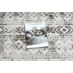 Kab. Szőnyeg SOLE D3732 Aztec gyémánt lapos szövött bézs 120x170 cm