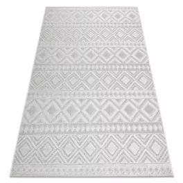   Kab. Szőnyeg SOLE D3851 Boho gyémánt lapos szövött bézs 120x170 cm