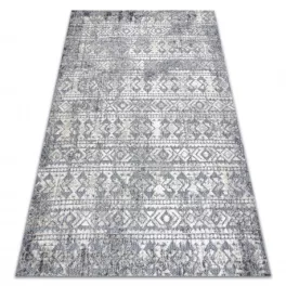   Kab. Szőnyeg SOLE D3732 Aztec gyémánt lapos szövött szürke / bézs 160x220 cm