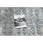 Kab. Szőnyeg SOLE D3732 Aztec gyémánt lapos szövött szürke / bézs 180x270 cm