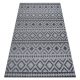 Szőnyeg SOLE D3852 Boho gyémánt lapos szövött szürke 180x270 cm