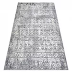 Kab. Szőnyeg SOLE D3732 Aztec gyémánt lapos szövött szürke / bézs 200x290 cm