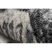 Modern szőnyeg MUNDO E0651 etnikai szabadtéri bézs / fekete 80x150 cm