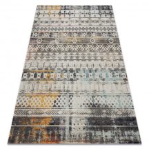   Modern szőnyeg MUNDO E0591 boho etnikai szabadtéri bézs  80x250 cm