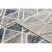 Modern szőnyeg MUNDO D7891 gyémánt, háromszögek 3D szabadtéri szürke / bézs  120x170 cm