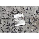 Kab. Modern szőnyeg MUNDO E0681 vintage szabadtéri bézs / fekete 120x170 cm