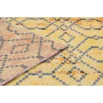 Kab. Modern szőnyeg MUNDO D5751 glamour szabadtéri narancssárga / fekete 140x190 cm