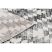 Modern szőnyeg MUNDO D7461 gyémánt 3D szabadtéri szürke / bézs  140x190 cm
