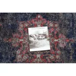 Kab. Modern szőnyeg MUNDO E0551 vintage szabadtéri piros / fekete 140x190 cm