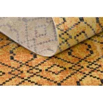 Kab. Modern szőnyeg MUNDO D5751 glamour szabadtéri narancssárga / fekete 160x220 cm