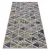 Kab. Modern szőnyeg MUNDO D7891 gyémánt, háromszögek 3D szabadtéri szürke / bézs  160x220 cm