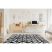 Modern szőnyeg MUNDO E0571 szabadtéri bézs / fekete 160x220 cm