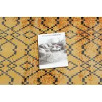 Kab. Modern szőnyeg MUNDO D5751 glamour szabadtéri narancssárga / fekete 180x270 cm