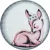 Ay. BAMBI 850 PINK 120 x 120 -kör szőnyeg