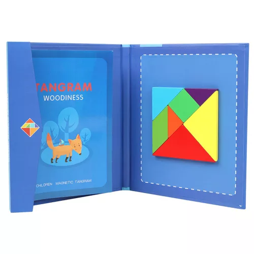 Mágneses tangram fajáték
