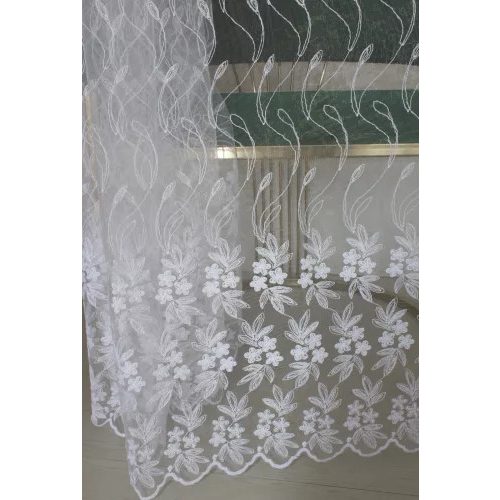 Kész függöny Brillant 77 Fehér minta 300x160cm