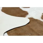 Kab. Szőnyeg mesterséges bőr G5069-2 fehér barna bőr 180x220 cm