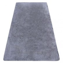   Modern, mosható szőnyeg LAPIN shaggy, csúszásgátló fekete / elefántcsont 80x150 cm
