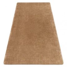   Modern, mosható szőnyeg LAPIN shaggy, csúszásgátló elefántcsont / barna 80x150 cm