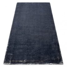   Modern, mosható szőnyeg LAPIN shaggy, csúszásgátló elefántcsont / fekete 133x180 cm