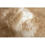 Kab. Modern, mosható szőnyeg LAPIN shaggy, csúszásgátló elefántcsont / barna 133x180 cm