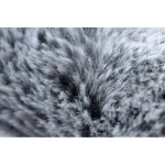 Kab. Modern, mosható szőnyeg LAPIN shaggy, csúszásgátló szürke / elefántcsont 120x160 cm