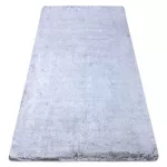 Kab. Modern, mosható szőnyeg LAPIN shaggy, csúszásgátló szürke / elefántcsont 160x220 cm