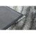 Modern FLIM 006-B1 shaggy szőnyeg, Hullámok - szürke 80x150 cm