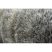 Modern FLIM 006-B1 shaggy szőnyeg, Hullámok - szürke 80x150 cm