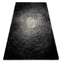   Modern FLIM 008-B2 shaggy szőnyeg, körök - szürke 80x150 cm