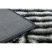 Modern FLIM 010-B3 shaggy szőnyeg, labirintus - черен / сив 80x150 cm