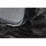 Kab. Modern FLIM 008-B2 shaggy szőnyeg, körök - szürke 120x160 cm