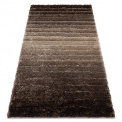 Modern FLIM 007-B3 shaggy szőnyeg, Csík - barna 120x160 cm