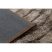 Modern FLIM 008-B7 shaggy szőnyeg, körök - barna 120x160 cm
