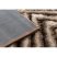 Modern FLIM 010-B7 shaggy szőnyeg, labirintus - barna 120x160 cm