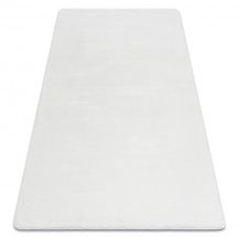   Modern, mosható szőnyeg POSH shaggy, plüss, vastag, csúszásgátló, elefántcsont  50x80 cm