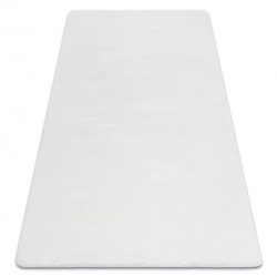 Modern, mosható szőnyeg POSH shaggy, plüss, vastag, csúszásgátló, elefántcsont  50x80 cm