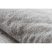 Modern, mosható szőnyeg POSH shaggy, plüss, vastag, csúszásgátló, szürke  80x150 cm