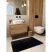 Modern, mosható szőnyeg POSH shaggy, plüss, vastag, csúszásgátló, fekete 80x150 cm