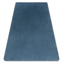   Modern mosószőnyeg POSH shaggy, plüss, vastag, csúszásgátló, kék 80x150 cm