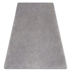 Modern, mosható szőnyeg POSH shaggy, plüss, vastag, csúszásgátló, szürke  120x160 cm