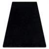 Modern, mosható szőnyeg POSH shaggy, plüss, vastag, csúszásgátló, fekete 120x160 cm