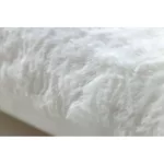 Kab. Modern, mosható szőnyeg POSH kör shaggy, plüss, vastag, csúszásgátló, elefántcsont  kör 80 cm