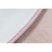 Modern, mosható szőnyeg POSH kör shaggy, plüss, vastag, csúszásgátló, pirosító rózsaszín kör 80 cm