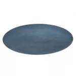 Kab. Modern, mosható szőnyeg POSH kör shaggy, plüss, vastag, csúszásgátló, kék kör 80 cm