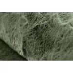 Kab. Modern, mosható szőnyeg POSH kör shaggy, plüss, vastag, csúszásgátló, zöld kör 80 cm