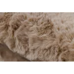 Kab. Modern mosható szőnyeg SHAPE 3148 Csillag shaggy - bézs plüss, csúszásgátló 80x80 cm