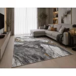 Den. Sunpro C4759A világosszürke/gold 60X110Cm modern szőnyeg